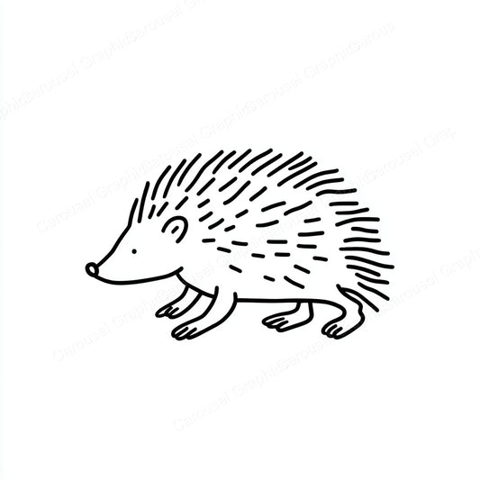 Porcupine Vector Graphic preview