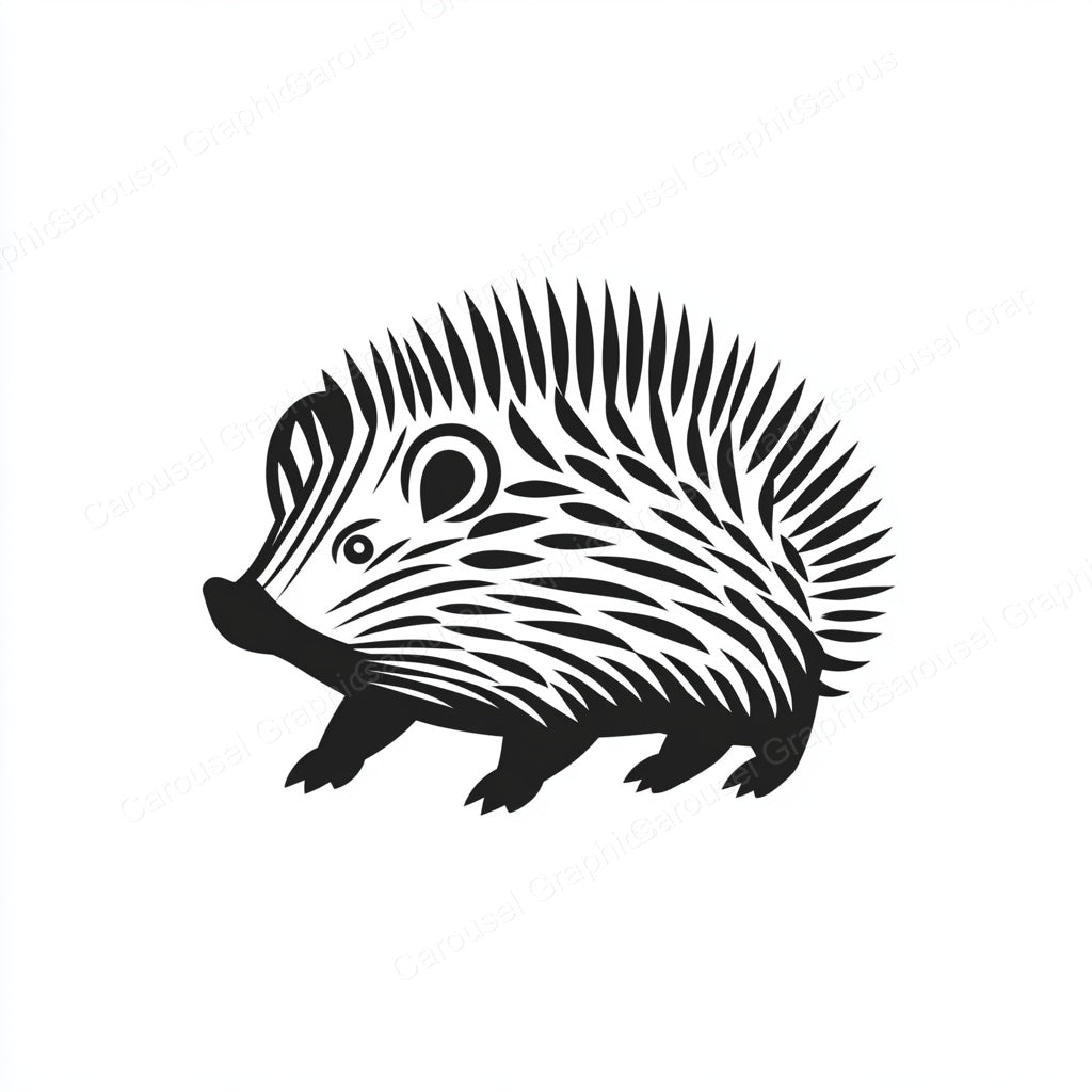 Porcupine Vector Graphic preview