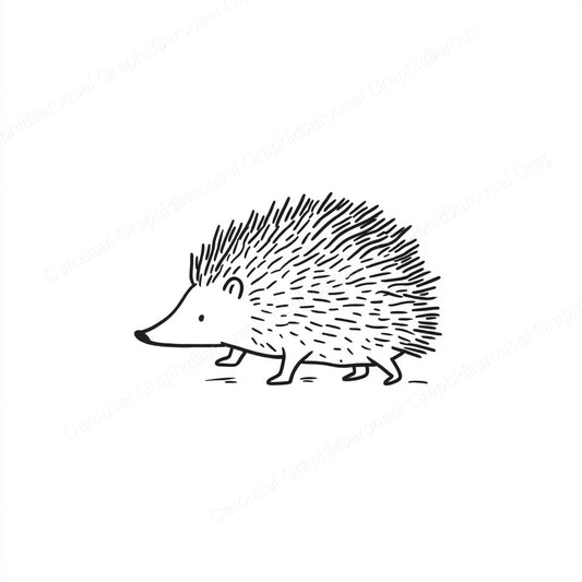 Porcupine Vector Graphic preview