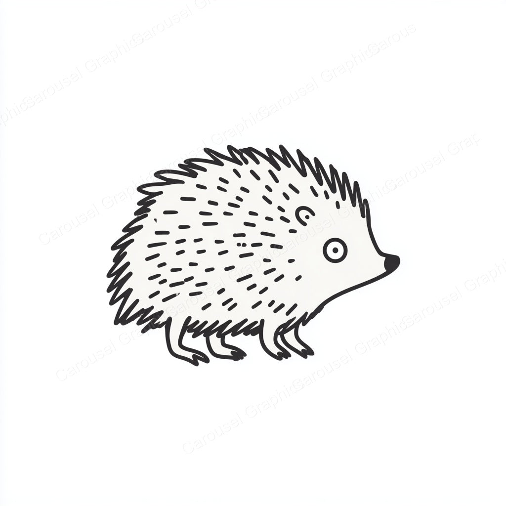 Porcupine Vector Graphic preview