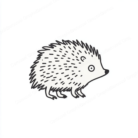 Porcupine Vector Graphic preview