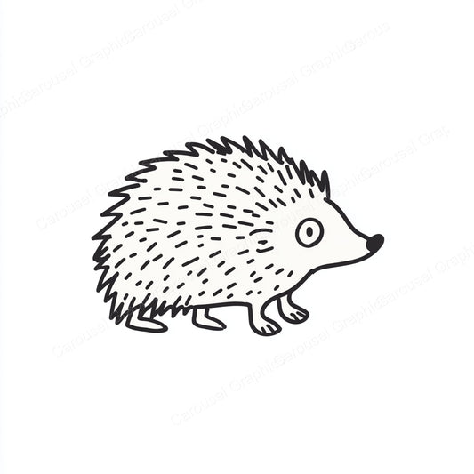Porcupine Vector Graphic preview