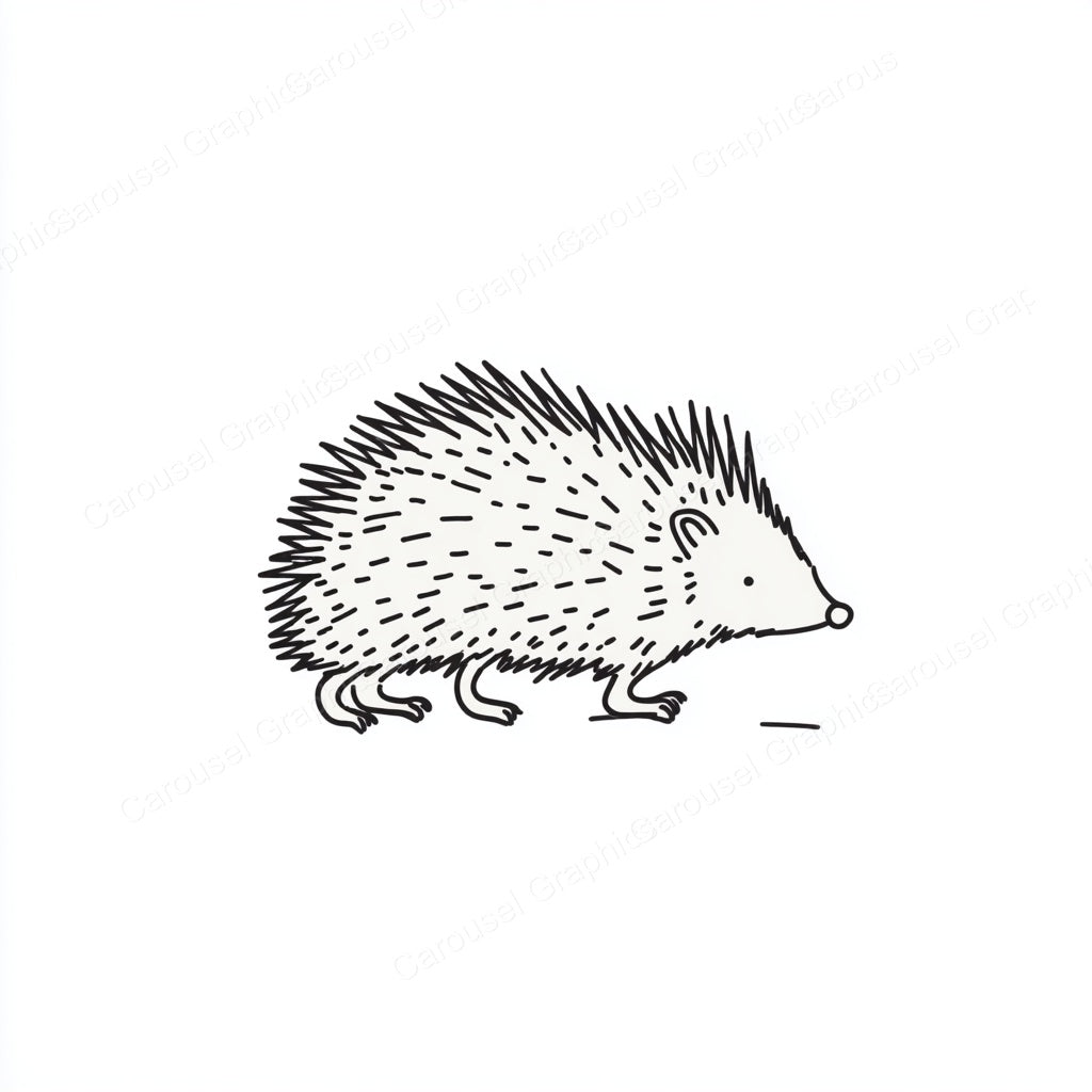 Porcupine Vector Graphic preview