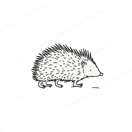 Porcupine Vector Graphic preview