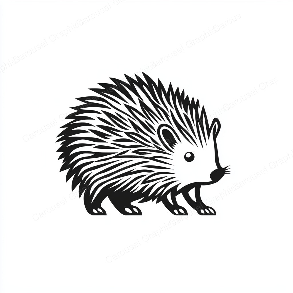 Porcupine Vector Graphic preview
