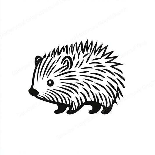Porcupine Vector Graphic preview