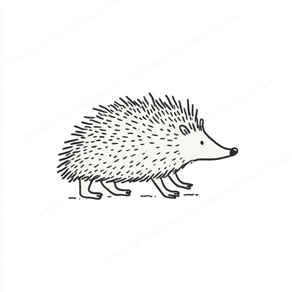 Porcupine Vector Graphic preview