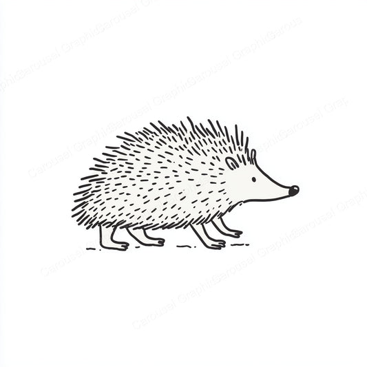 Porcupine Vector Graphic preview