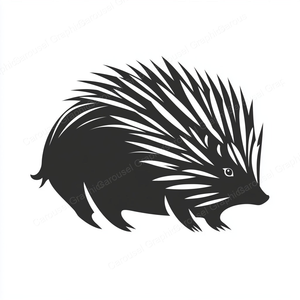 Porcupine Vector Graphic preview
