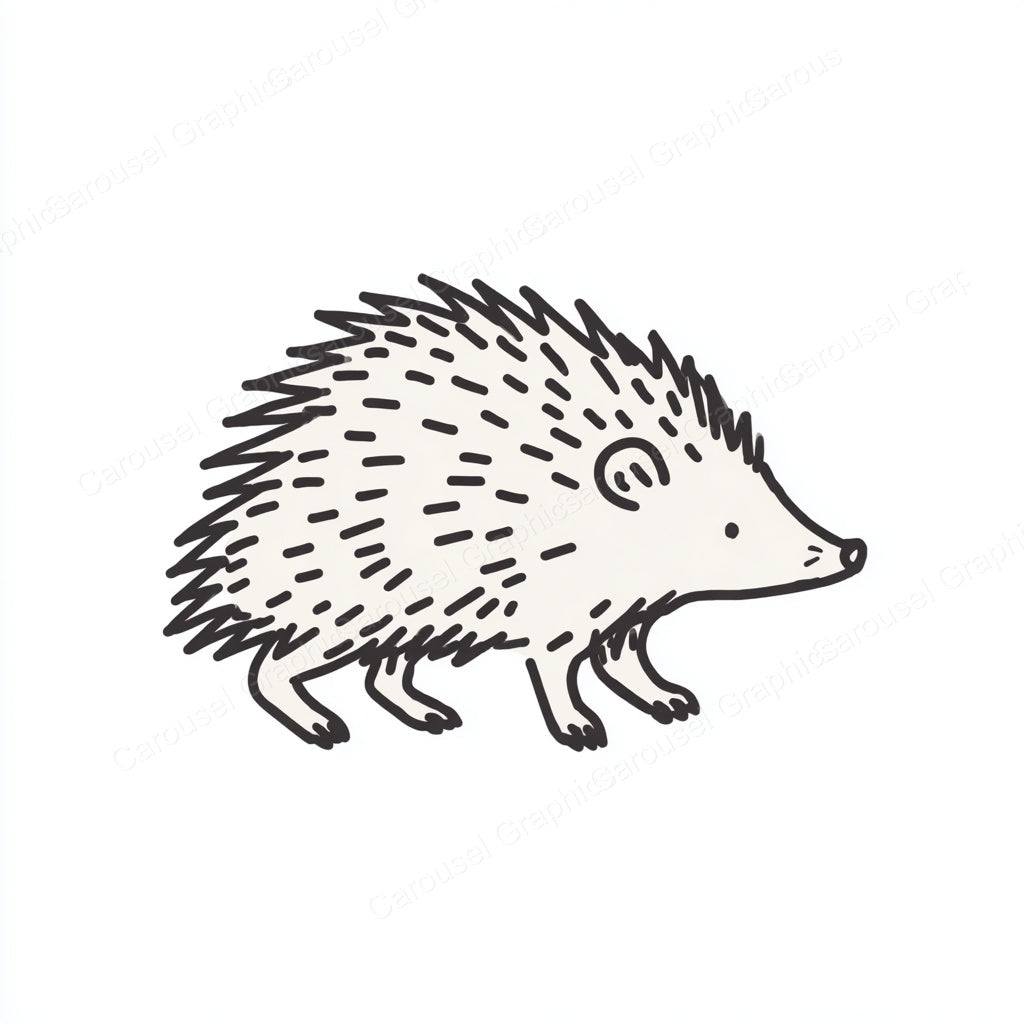 Porcupine Vector Graphic preview