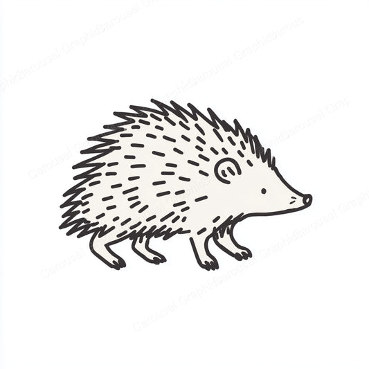 Porcupine Vector Graphic preview