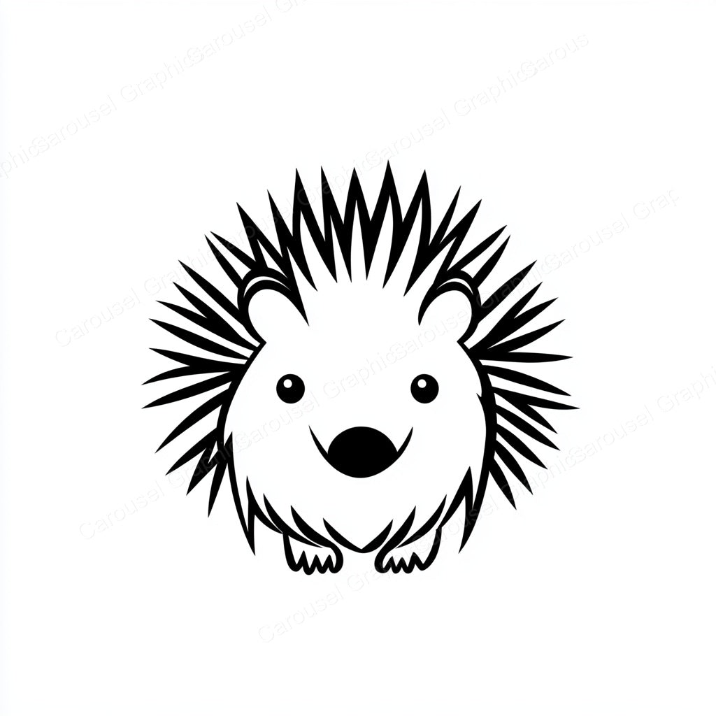 Porcupine Vector Graphic preview