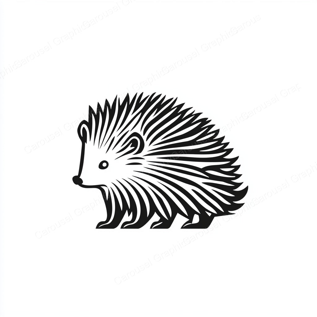 Porcupine Vector Graphic preview