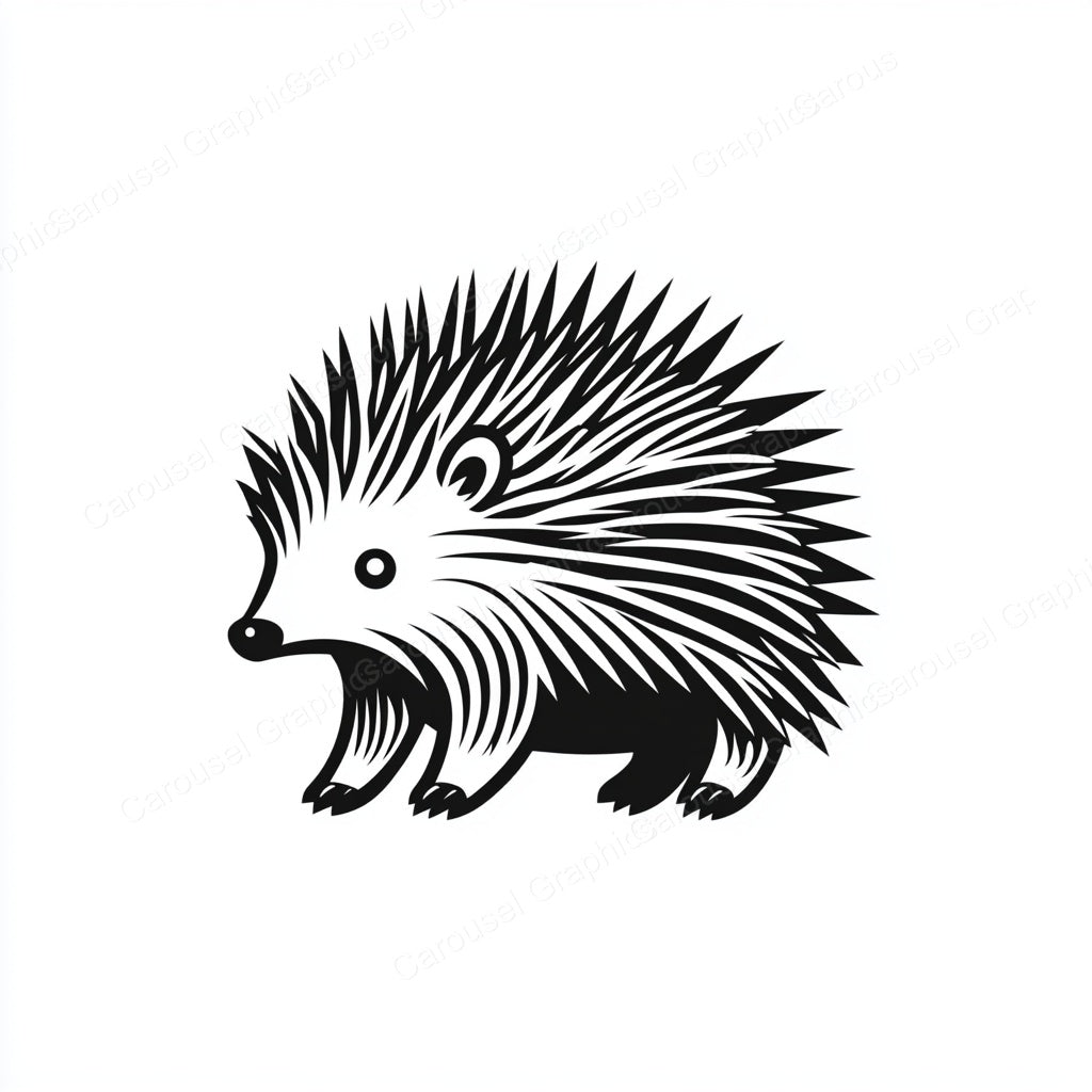 Porcupine Vector Graphic preview