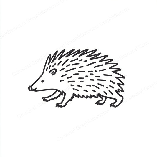 Porcupine Vector Graphic preview