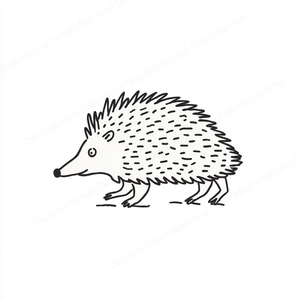 Porcupine Vector Graphic preview