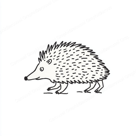 Porcupine Vector Graphic preview