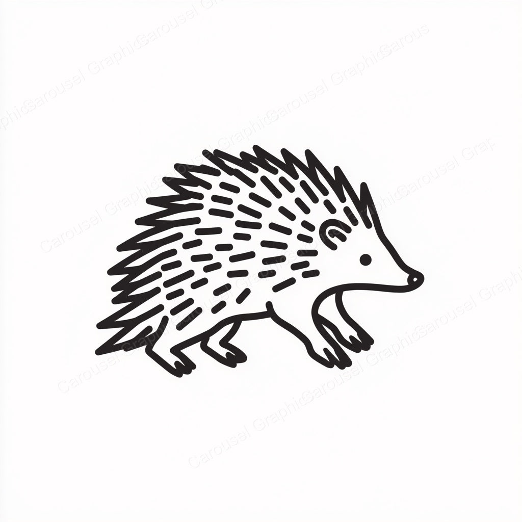 Porcupine Vector Graphic preview
