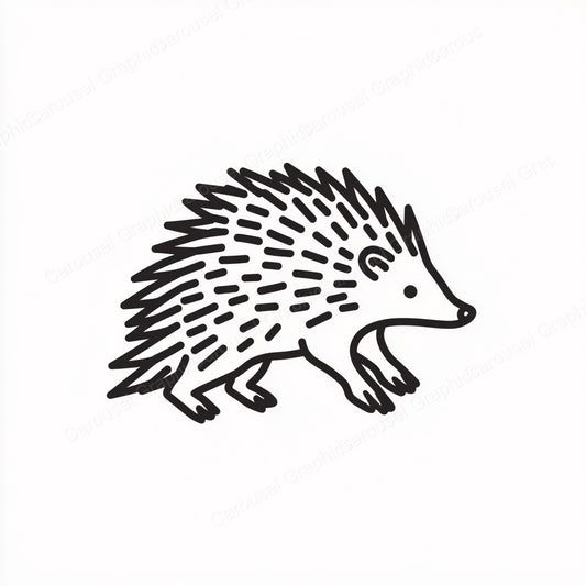 Porcupine Vector Graphic preview