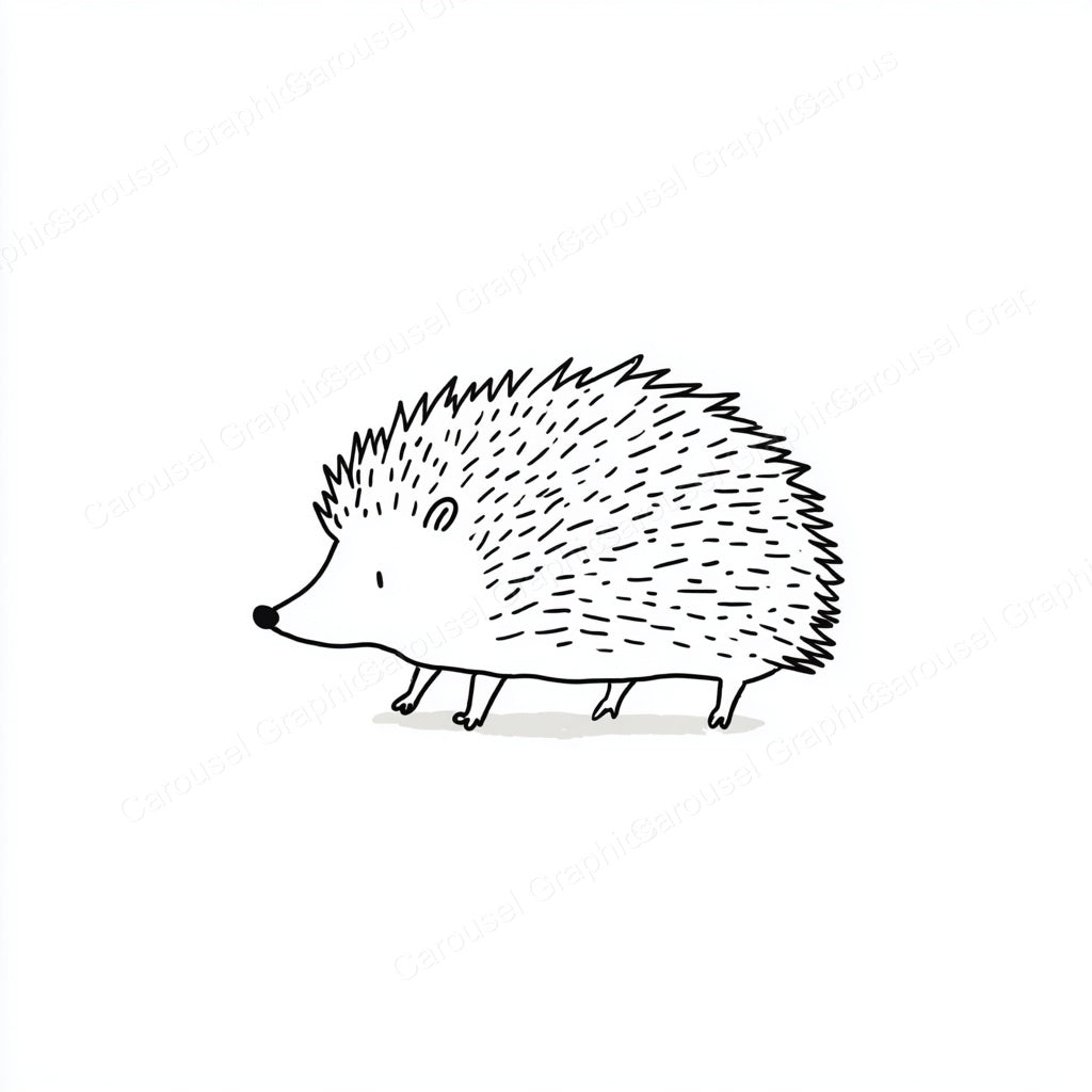 Porcupine Vector Graphic preview
