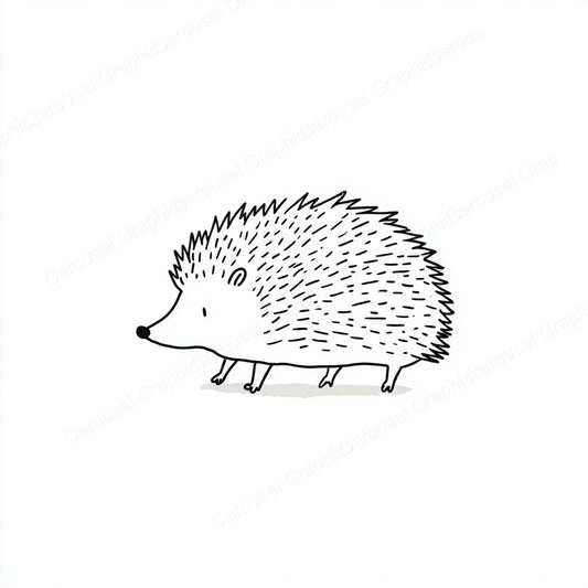 Porcupine Vector Graphic preview