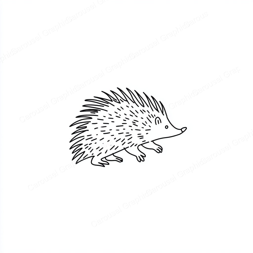 Porcupine Vector Graphic preview
