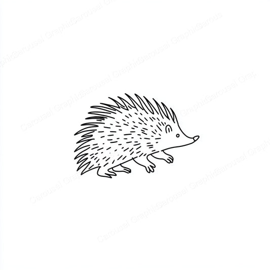 Porcupine Vector Graphic preview