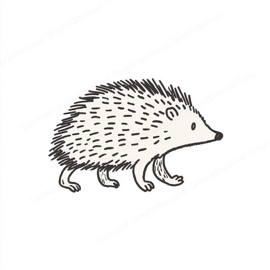 Porcupine Vector Graphic preview