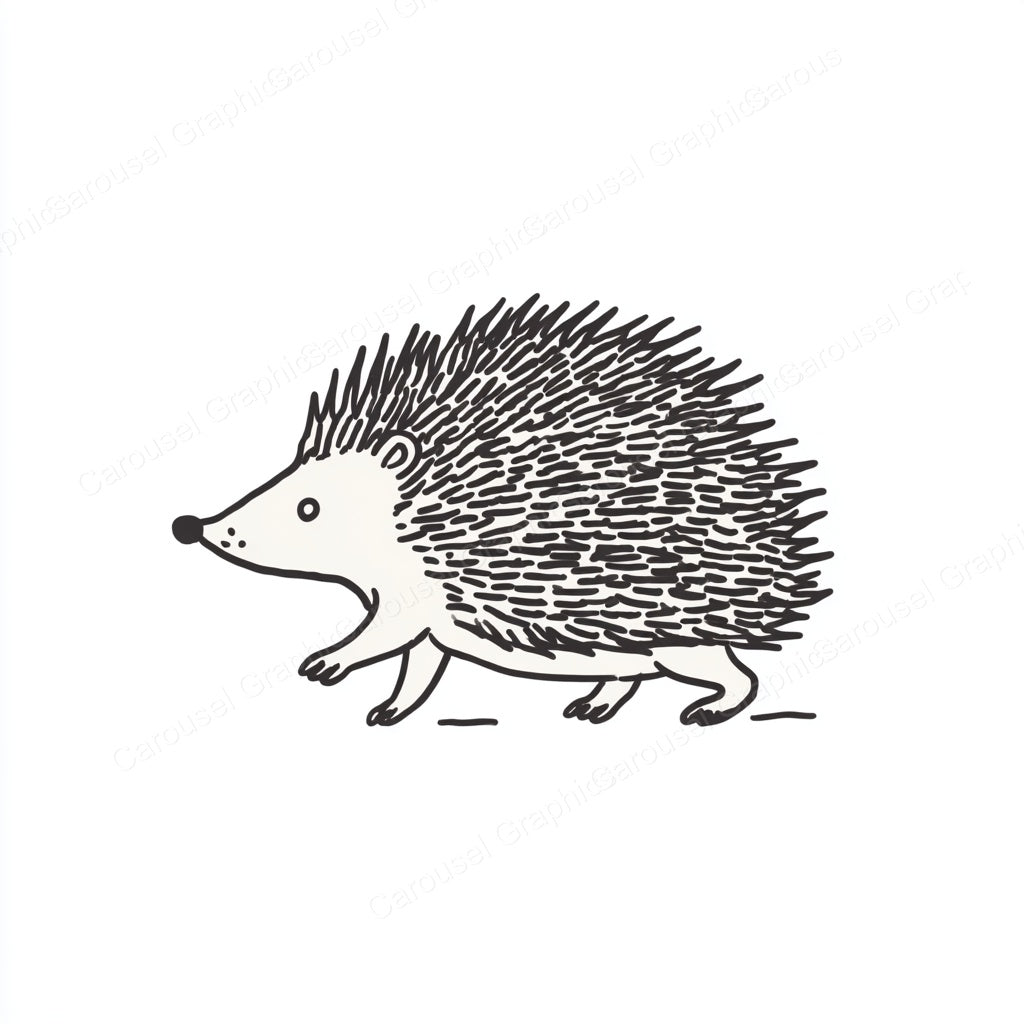 Porcupine Vector Graphic preview