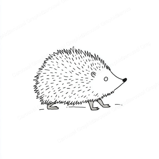 Porcupine Vector Graphic preview