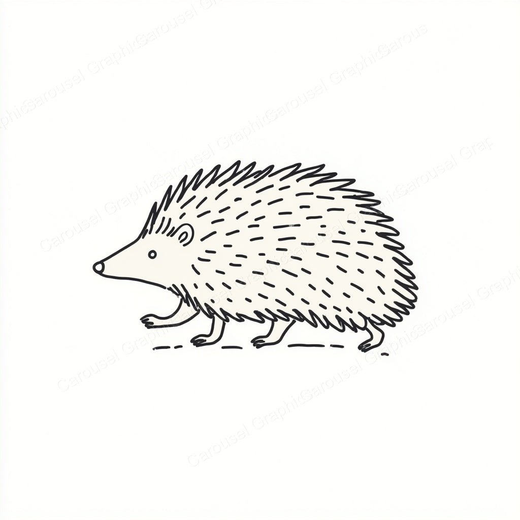 Porcupine Vector Graphic preview