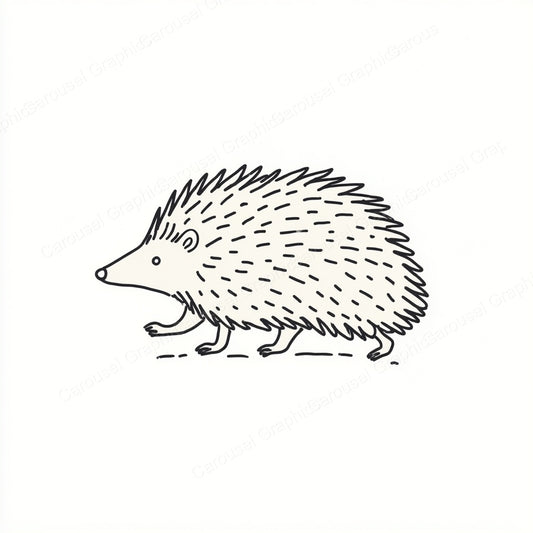 Porcupine Vector Graphic preview
