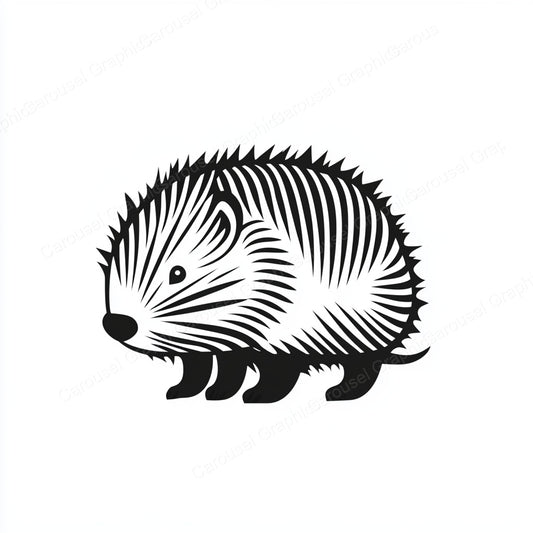Porcupine Vector Graphic preview