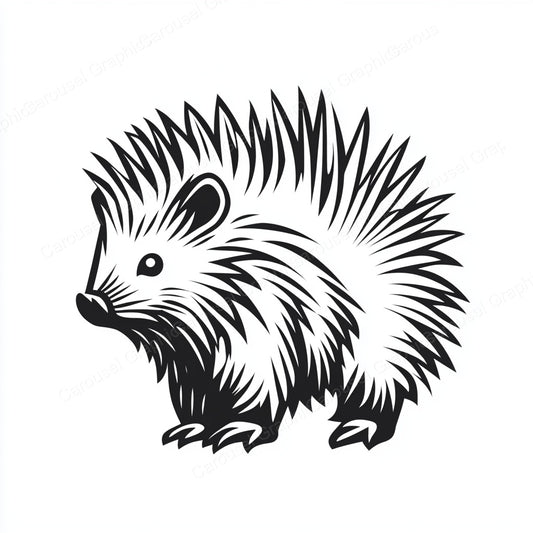 Porcupine Vector Graphic preview