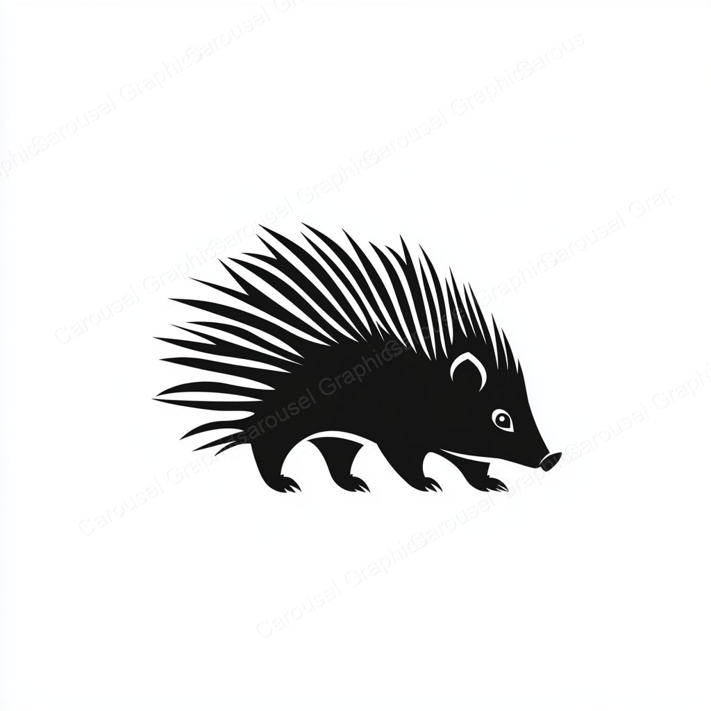 Porcupine Vector Graphic preview