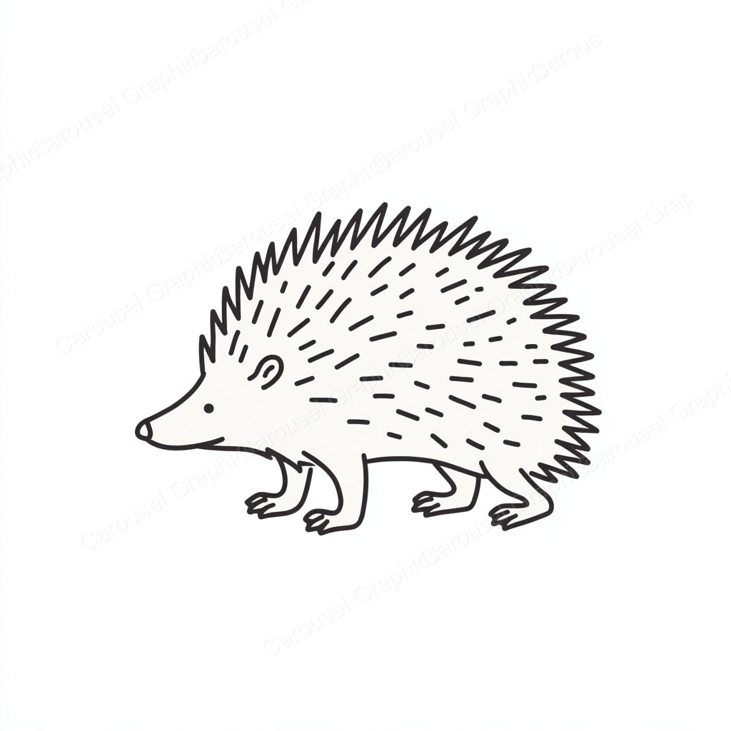 Porcupine Vector Graphic preview