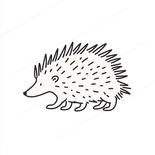 Porcupine Vector Graphic preview