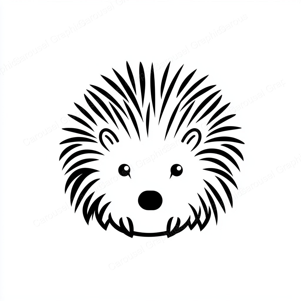 Porcupine Vector Graphic preview
