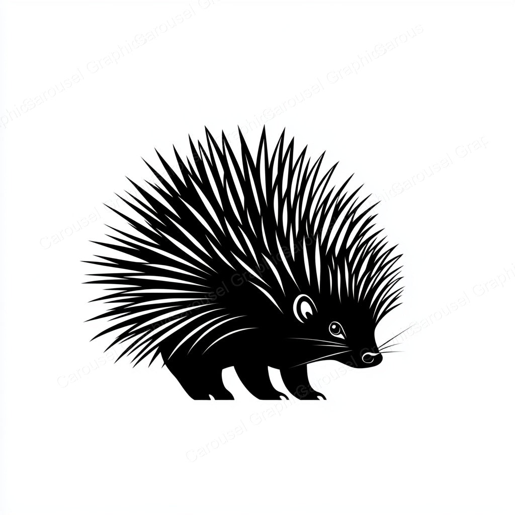 Porcupine Vector Graphic preview