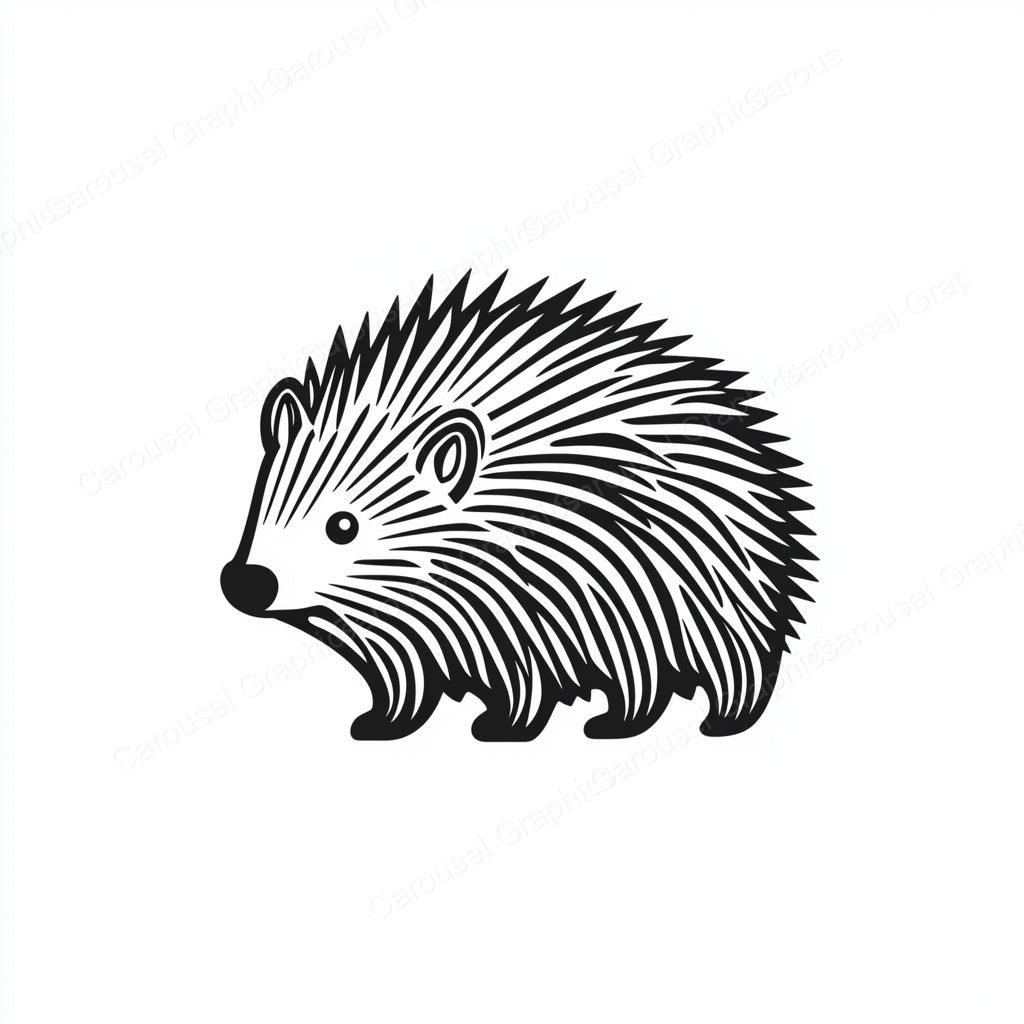 Porcupine Vector Graphic preview