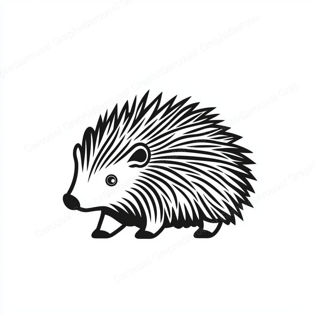Porcupine Vector Graphic preview