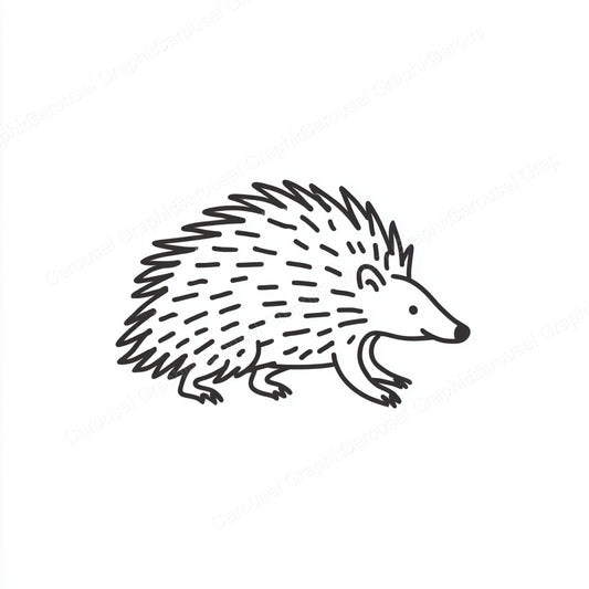 Porcupine Vector Graphic preview