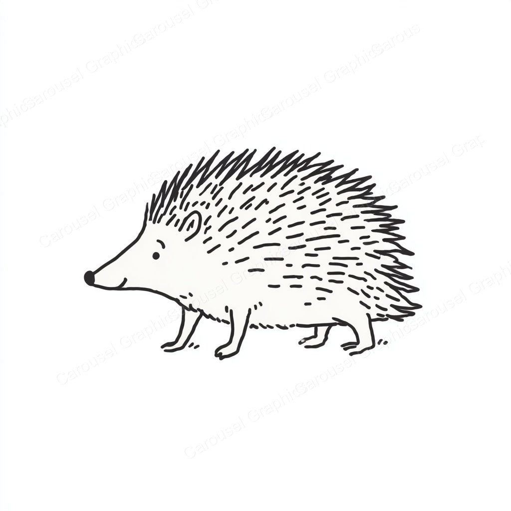 Porcupine Vector Graphic preview