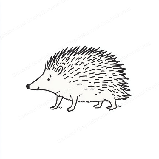 Porcupine Vector Graphic preview