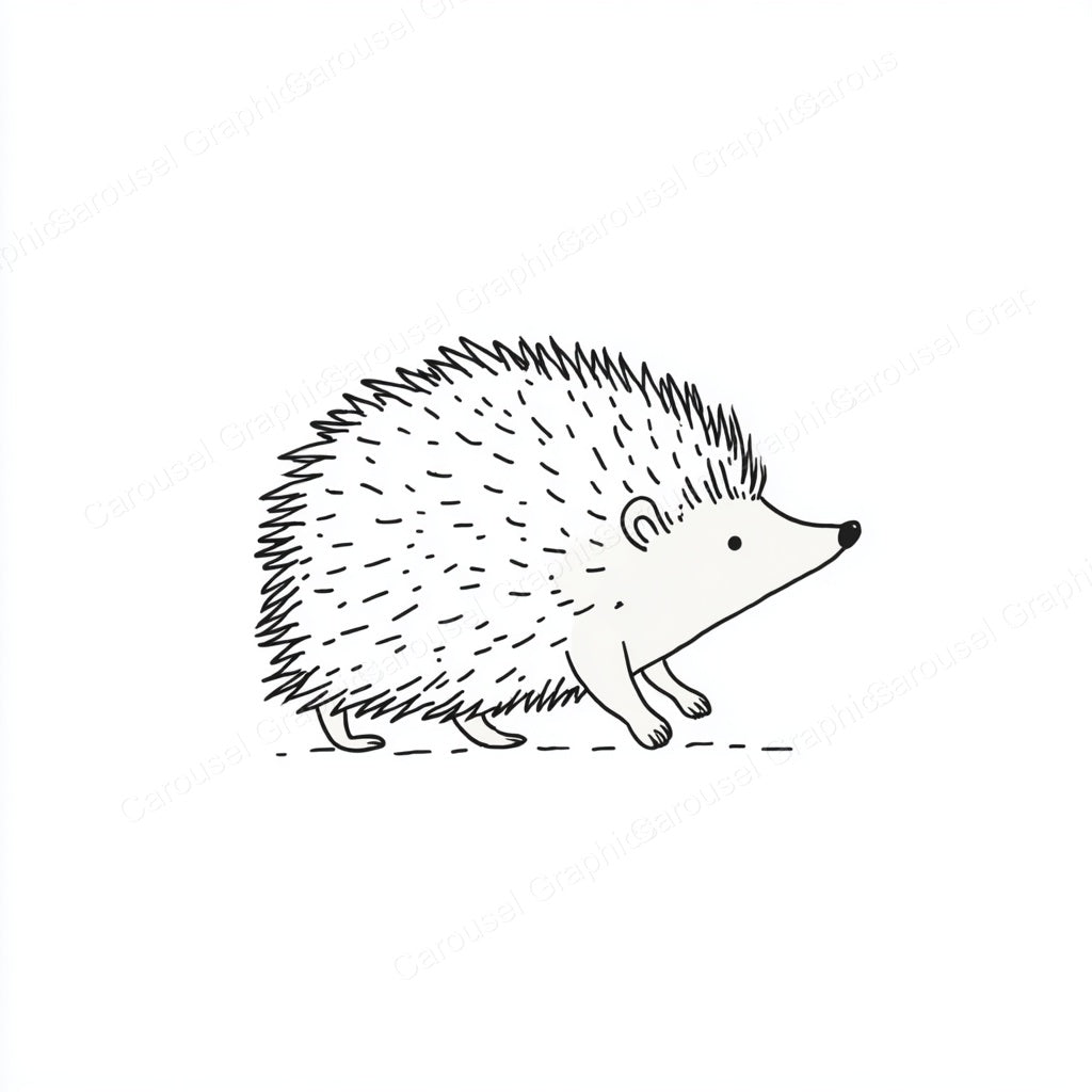 Porcupine Vector Graphic preview