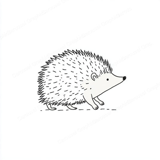 Porcupine Vector Graphic preview