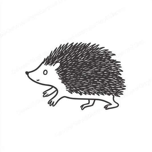 Porcupine Vector Graphic preview