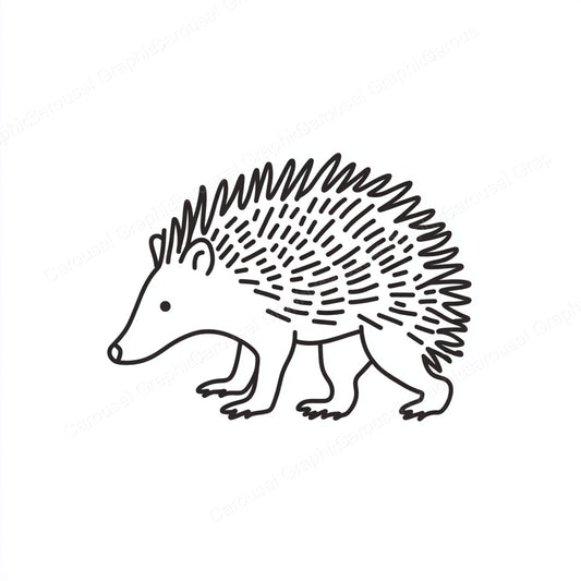 Porcupine Vector Graphic preview