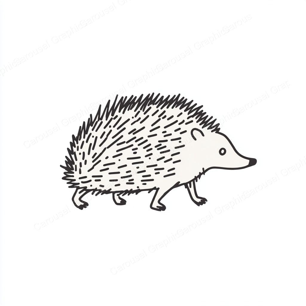 Porcupine Vector Graphic preview