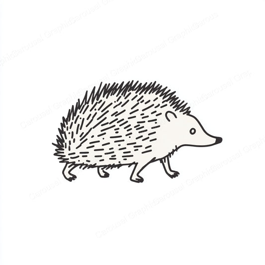 Porcupine Vector Graphic preview
